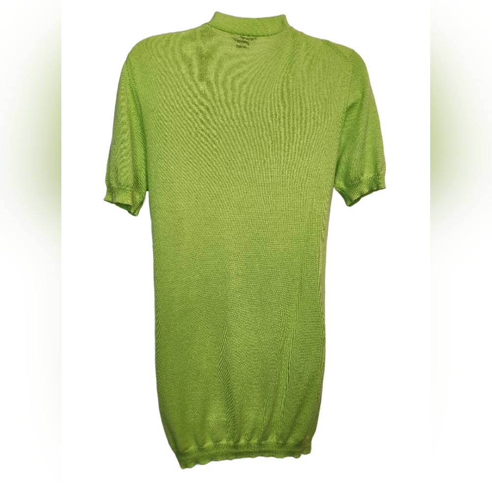 Theory green cashmere button cardigan - Picture 2 of 6